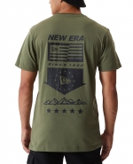 New Era Outdoor Utility Graphic Khaki T-Shirt